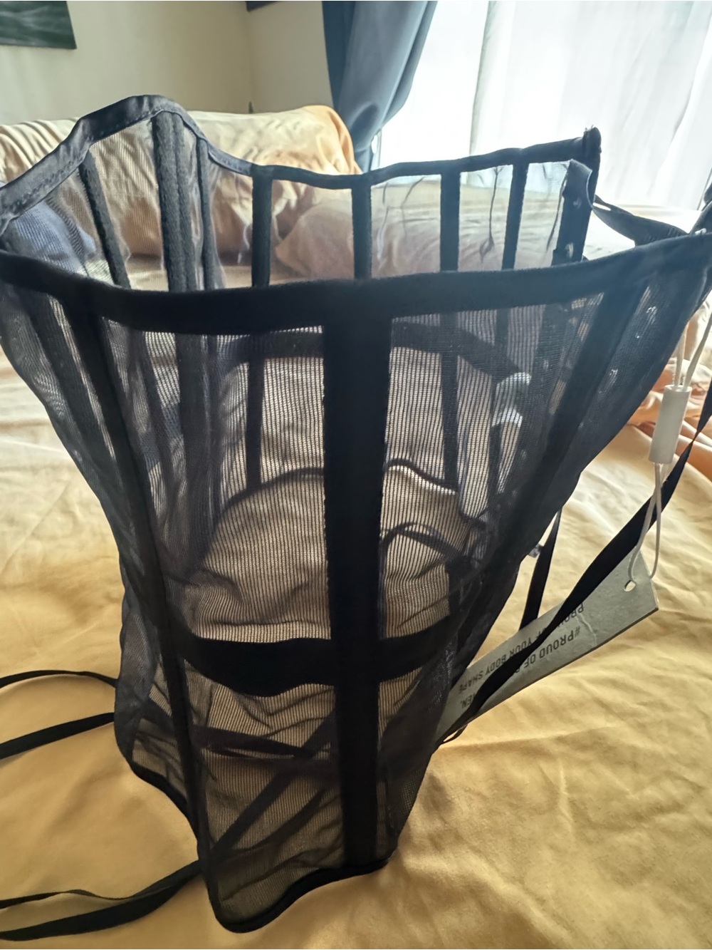 New with tags black CORSET WAIST TRAINER L